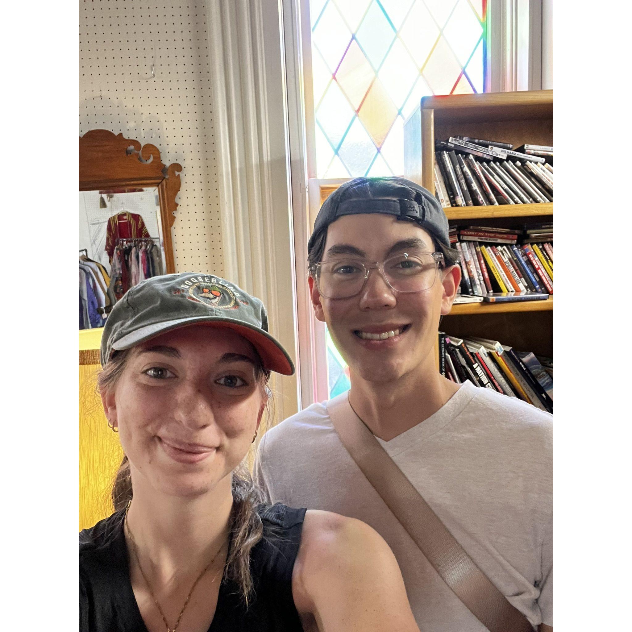 Shopping in downtown Morris :)