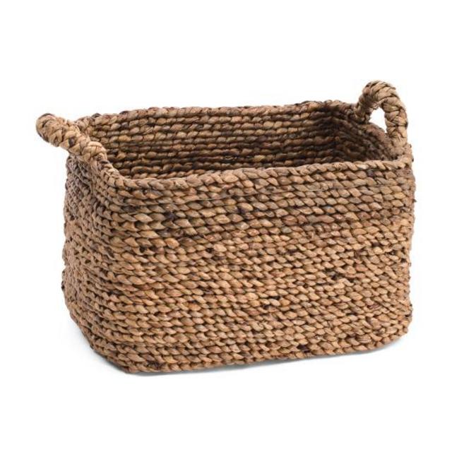 Medium Braided Water Hyacinth Basket