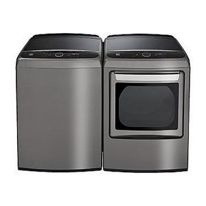 Kenmore Elite 5.0 cu. ft. Smart Washer & 7.3 cu. ft. Smart Electric Dryer Bundle - Metallic Silver