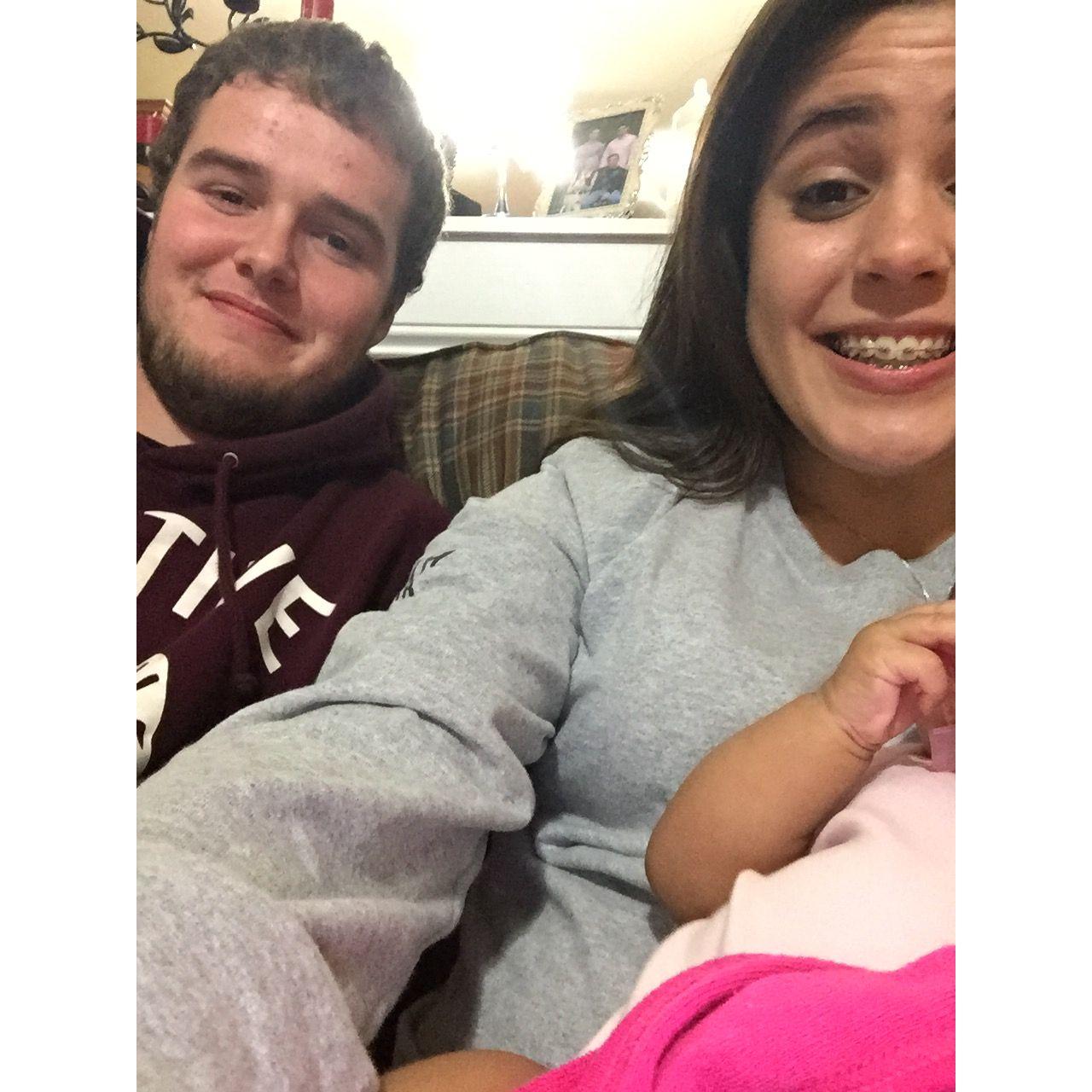 Our first ever picture together. 12/31/2014