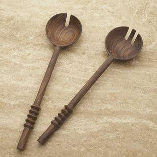 Acacia Burke Salad Servers