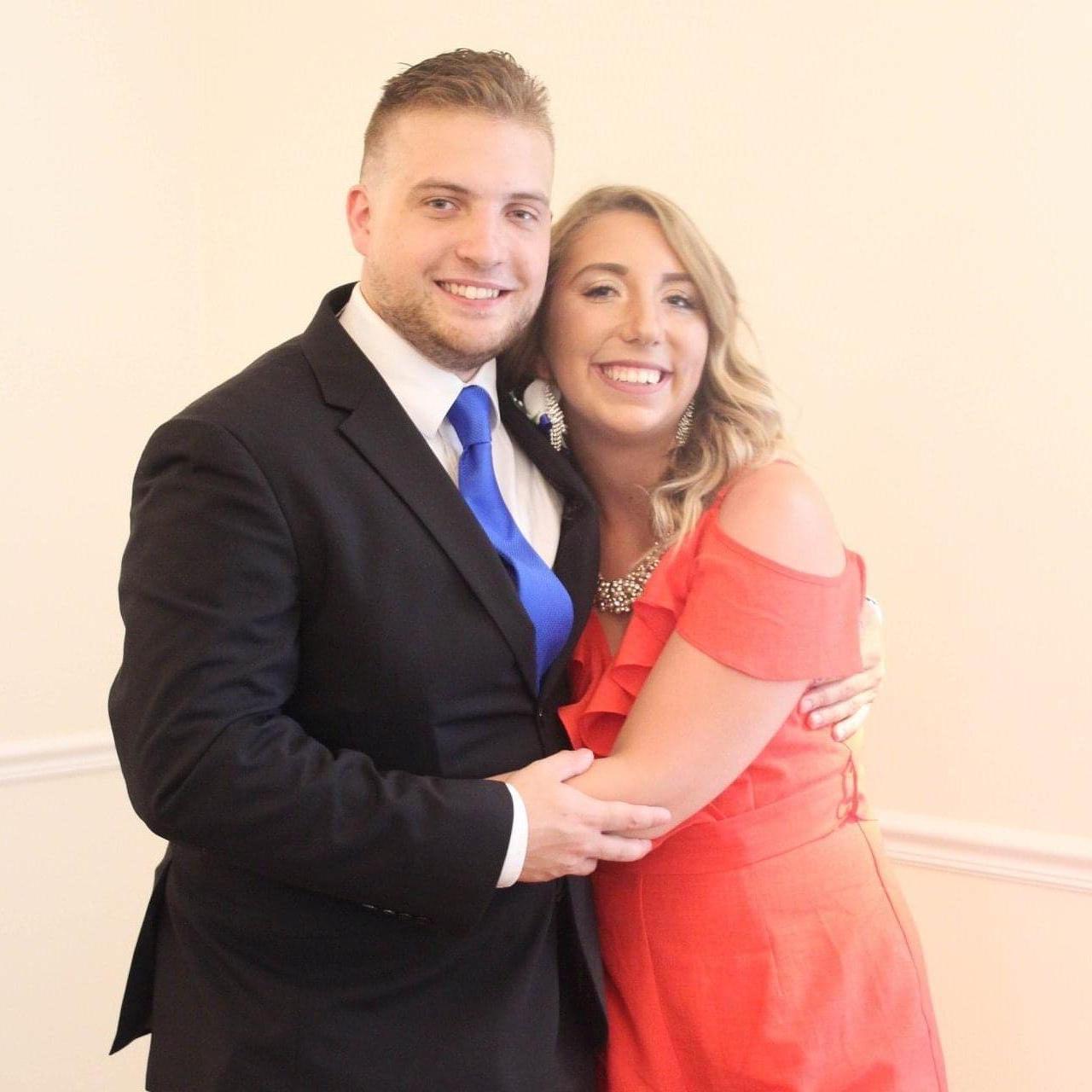 Tom's brother Dominic wedding in 2018.