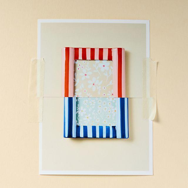 Brooke Striped Picture Frame