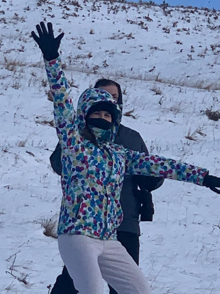 Backyard hike in Romania.