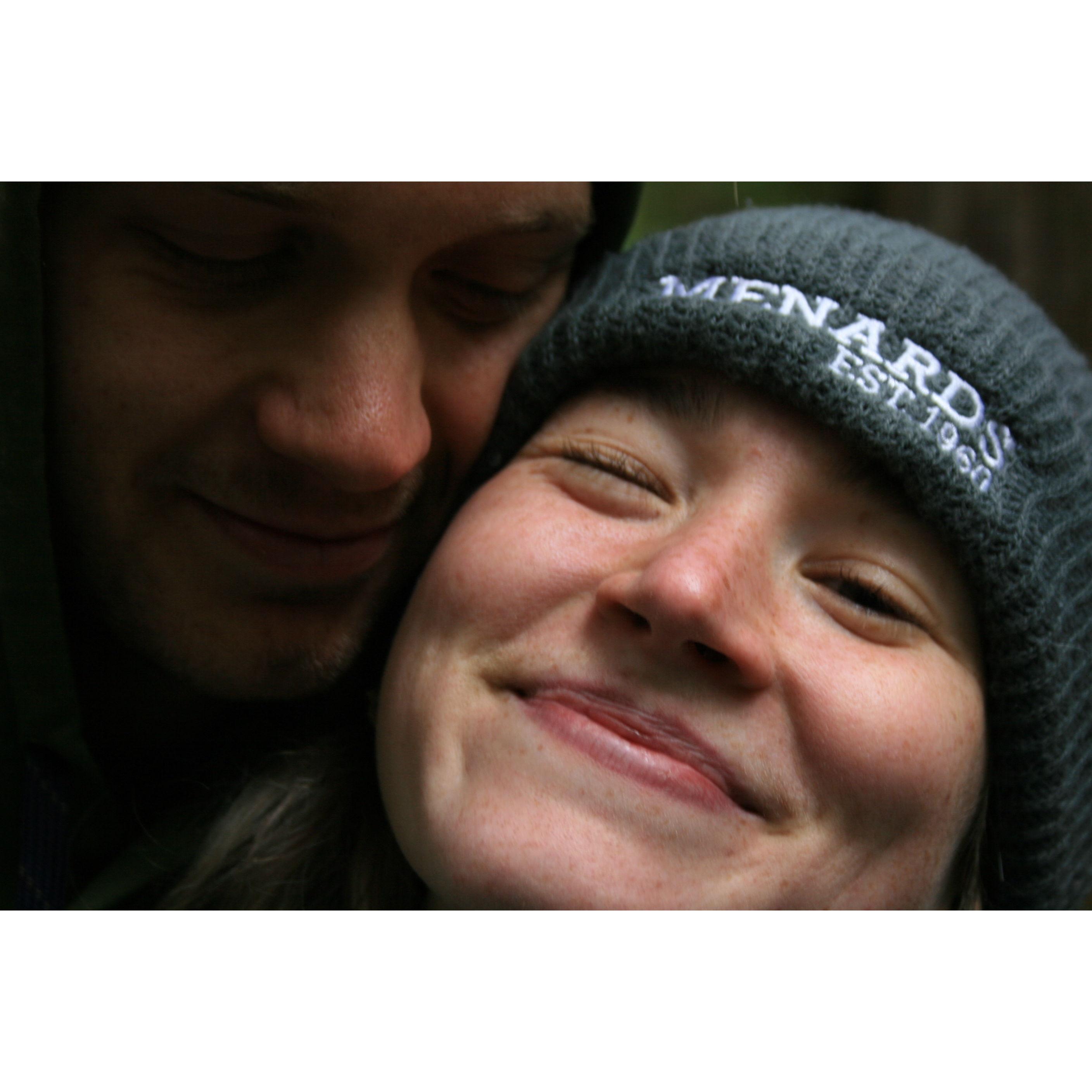 Living in the back of Michael's Tundra during our '22 Summer Road Trip