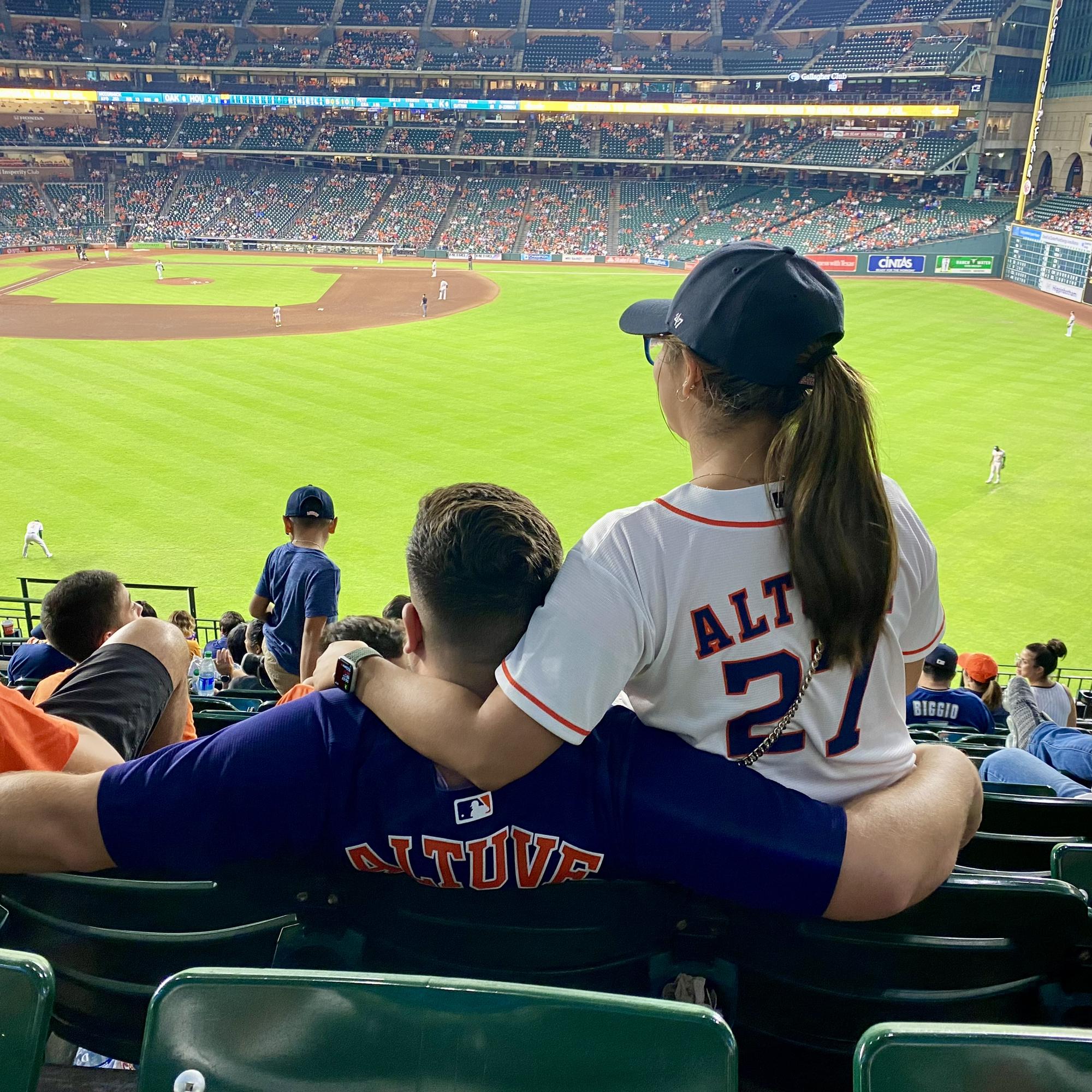 Cheering on the Houston Astros (October 2021)