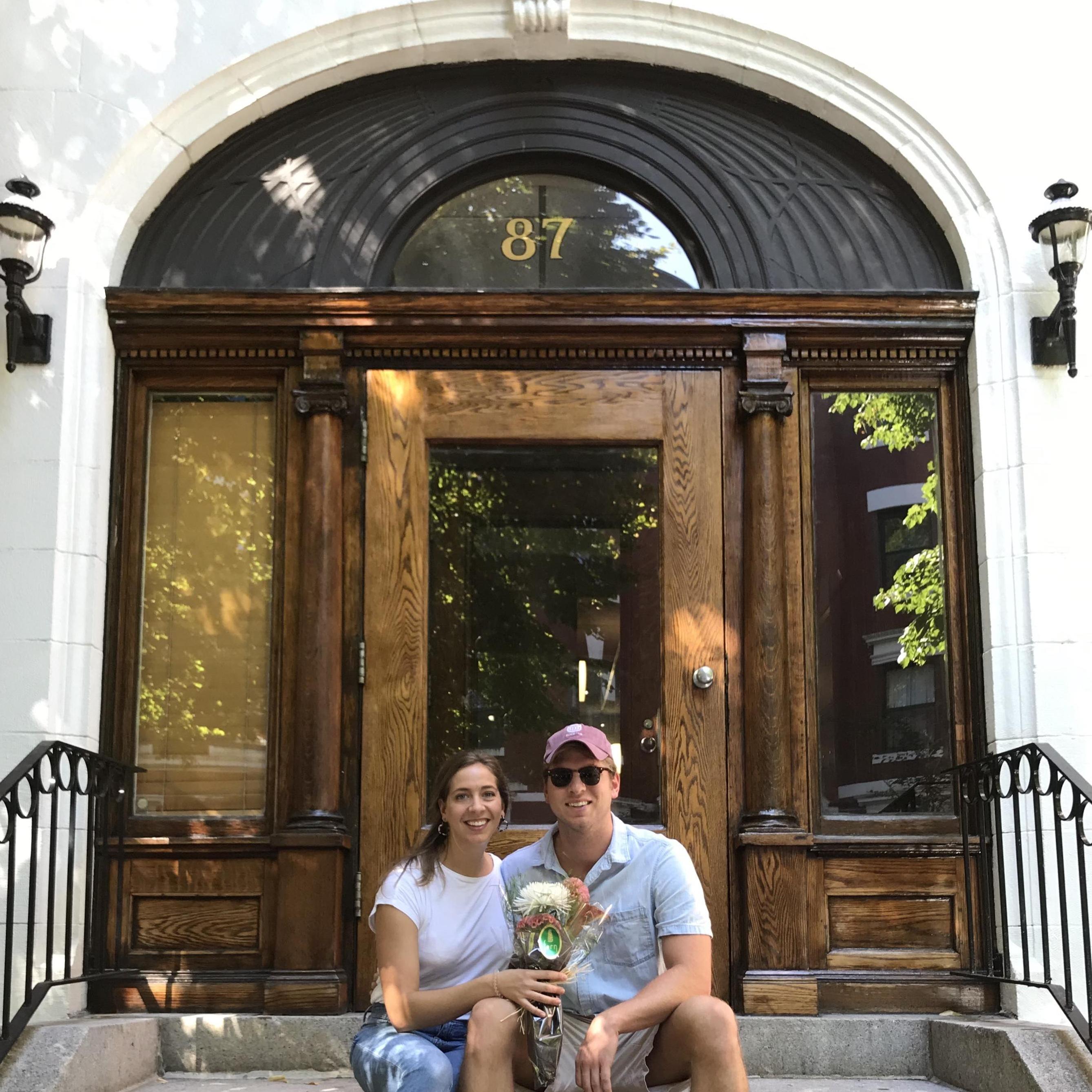 Fall 2019: Our first apartment after years of distance.