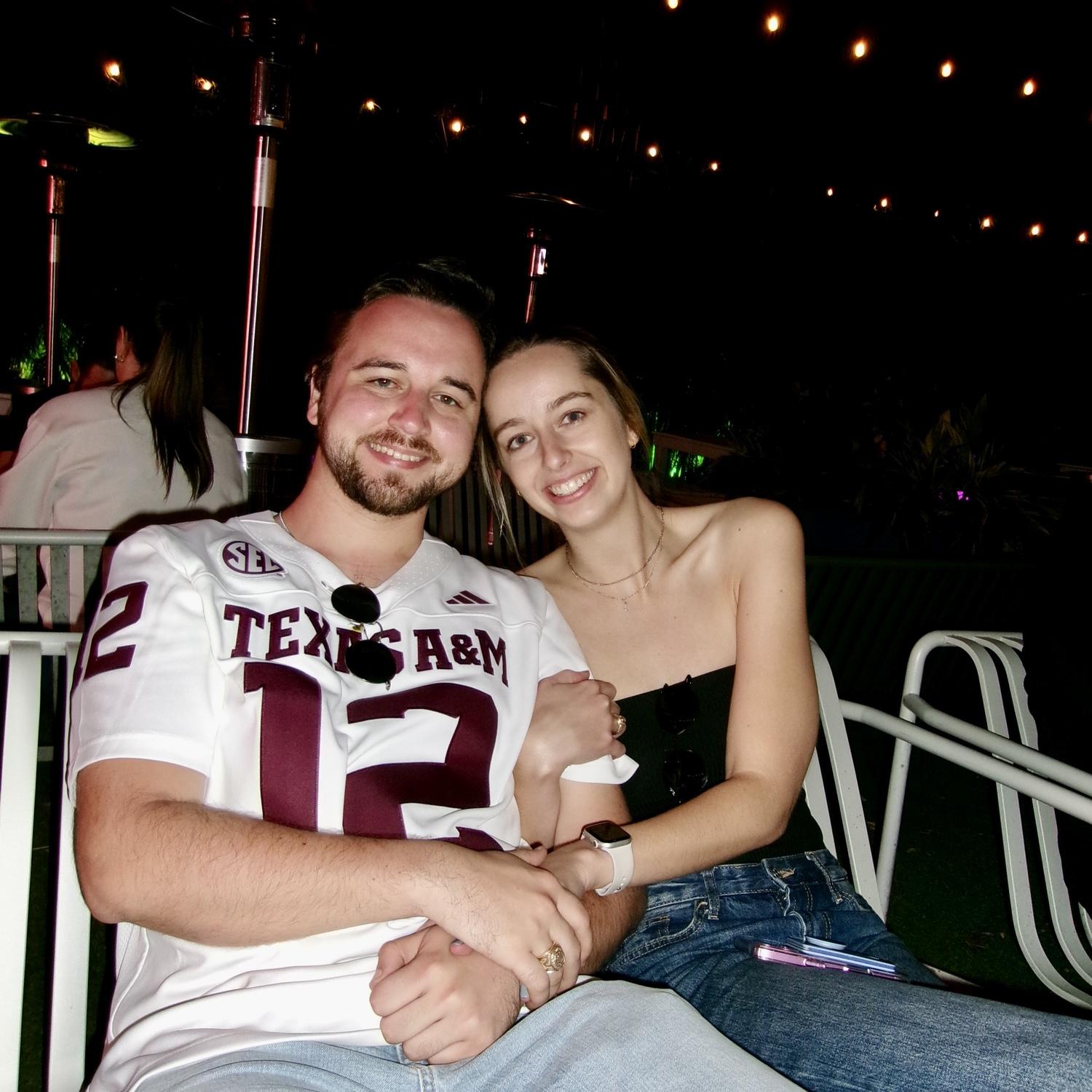 After a thrilling Aggie victory!