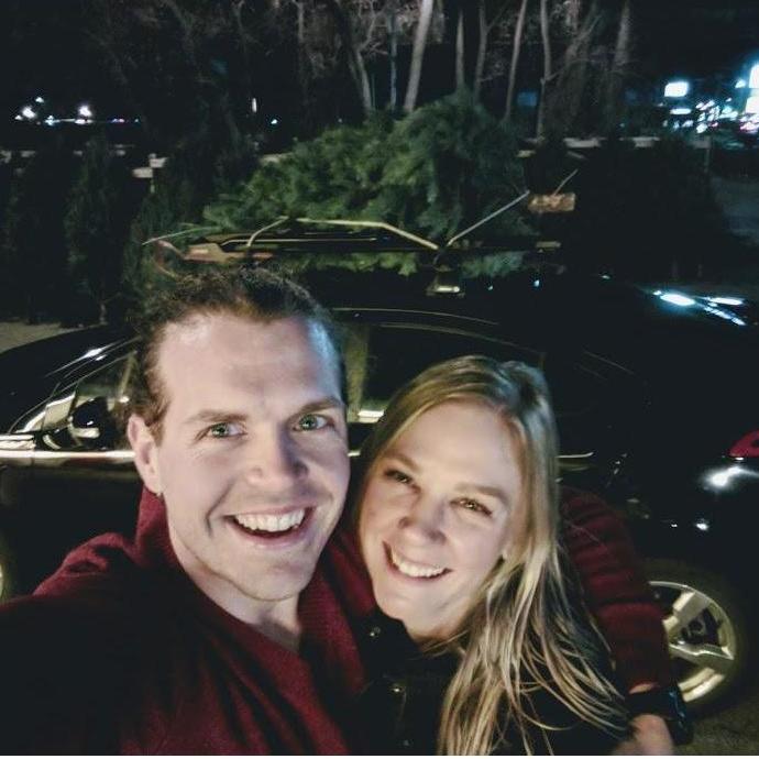 Getting our first Christmas Tree together! <3