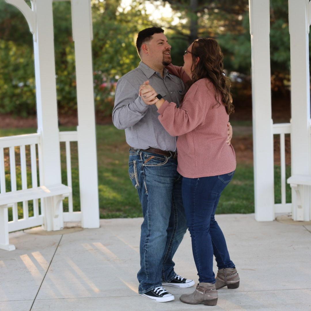 Our first dance as an engaged couple.