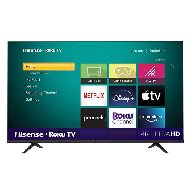 Hisense 65-Inch Class R6 Series Dolby Vision HDR 4K UHD Roku Smart TV with Alexa Compatibility (65R6G, 2021 Model)