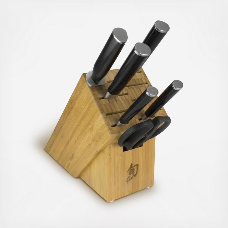 Shun, Classic 7-Piece Essential Block Set | Zola