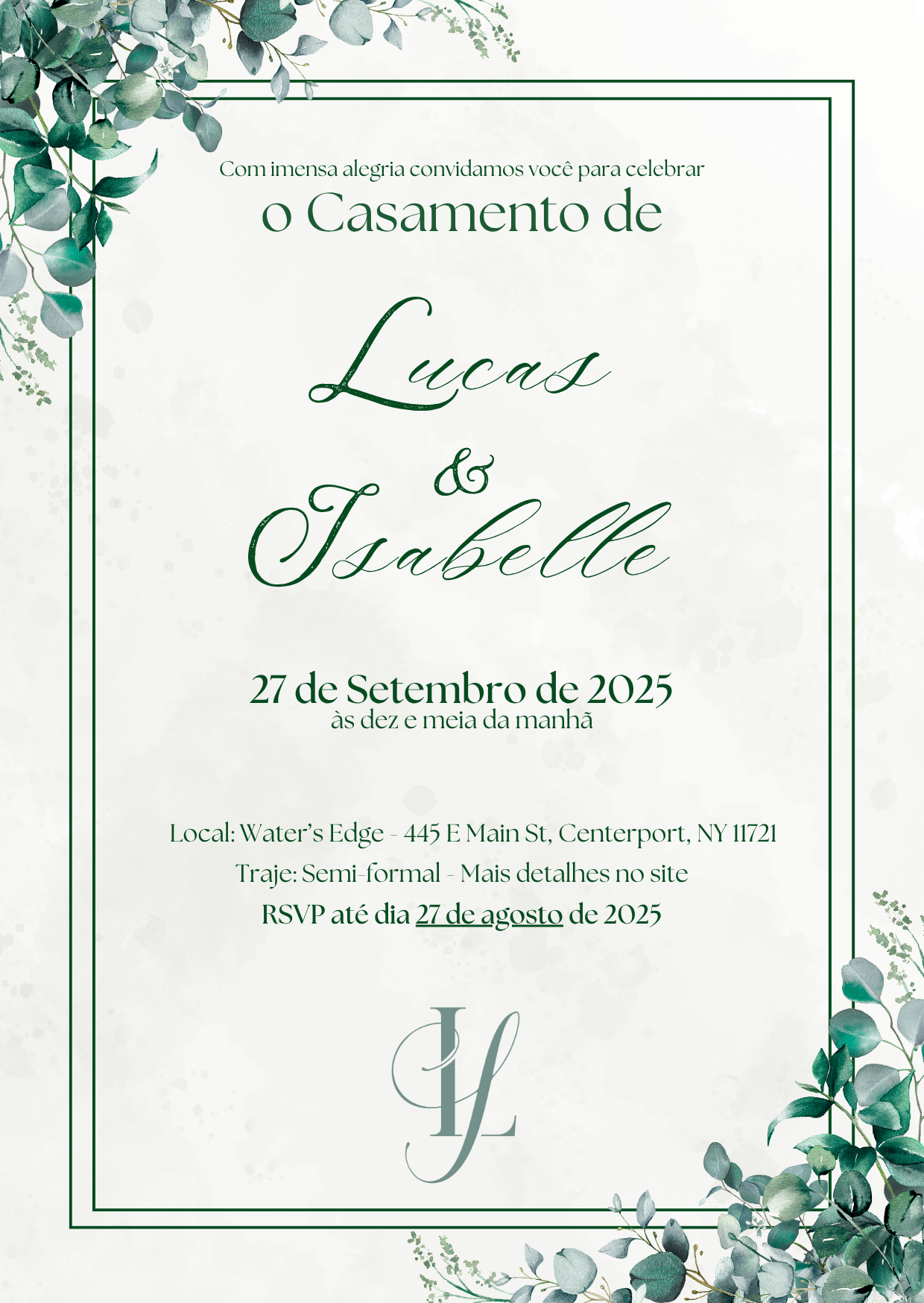 The Wedding Website of Lucas Da Silva and Isabelle De Moura