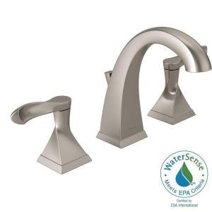 Everly 8 in. Widespread 2-Handle Bathroom Faucet in SpotShield Brushed Nickel