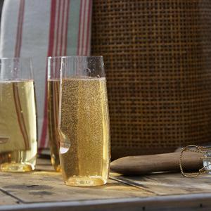 Govino Go Anywhere Champagne Flute, 8-Ounce, Set of 8
