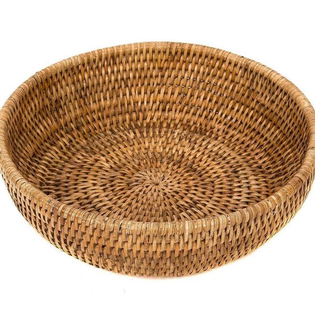 Tava Rattan Fruit Bowl - Honey