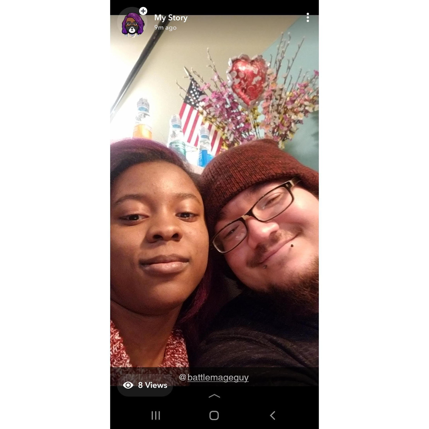 This is the earliest picture of us that I could find. A picture from our first Valentine's day and one of our early dates.