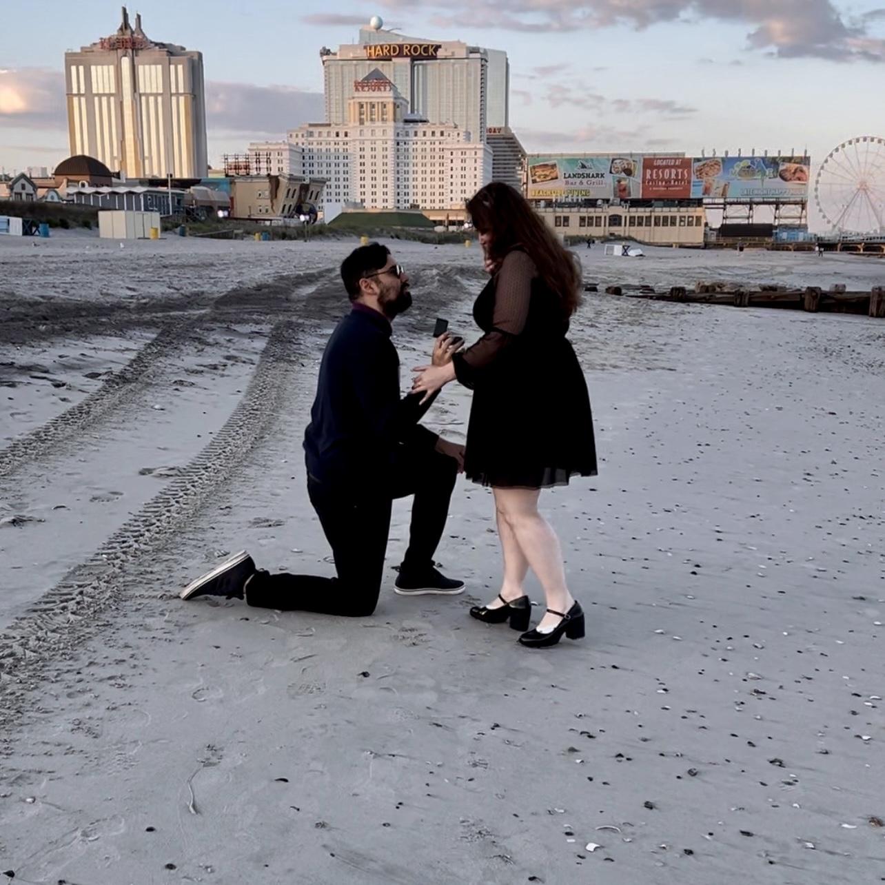 I was so unaware that Tony had been carrying a ring with him through out our whole trip!