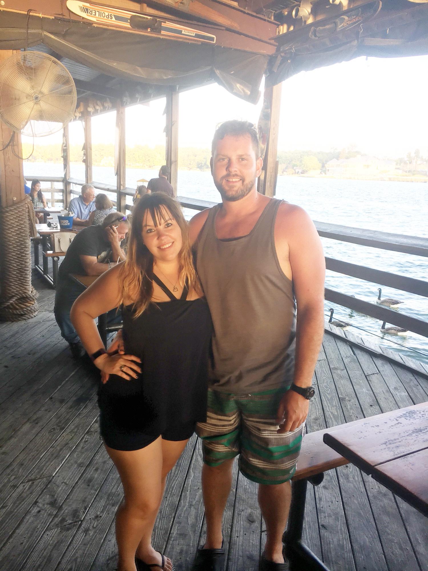Enjoying our vacation on the lake in Hot Springs