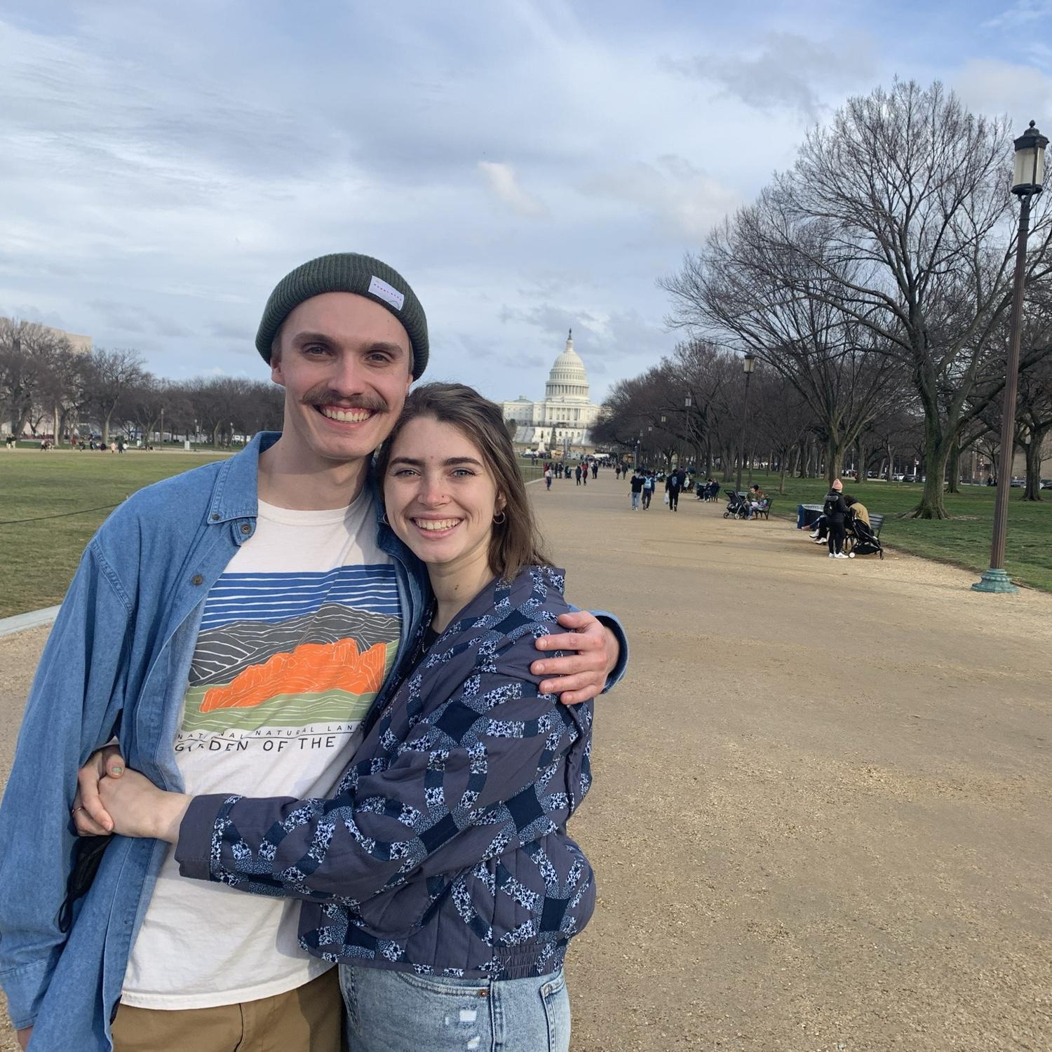 Post-quarantine with family in DC (January 2022).