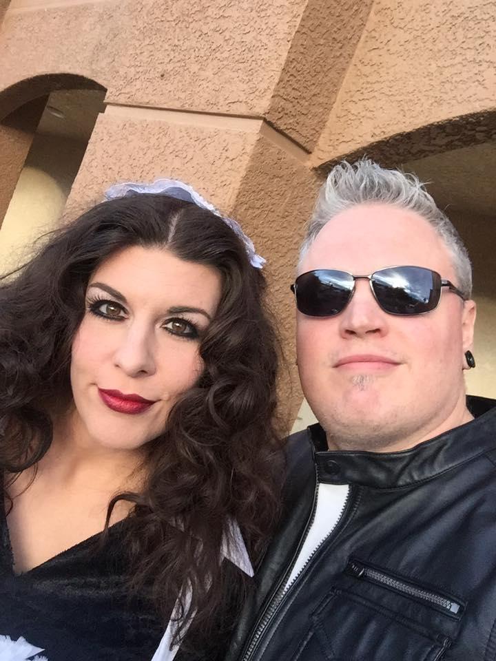 Right before Cathy's wedding. Rocky horror picture show themed!