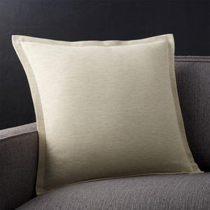 Linden Natural 18" Pillow with Feather-Down Insert