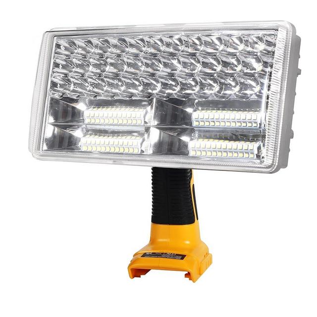 DTEZTECH 20V Light for Dewalt 20V Max Lithium-ion Battery, 40W 4200LM Flashlight with USB Port, Zinc Alloy LED Work Light for Emergencies, Camping, Outdoor, Indoor…