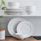Mikasa, Embossed Love Story 18-Piece Dinnerware Set, Service for 6