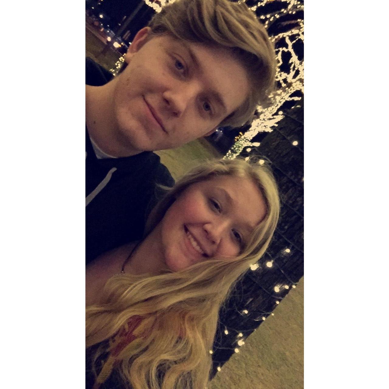The year we started our tradition of seeing the Christmas lights at Opryland