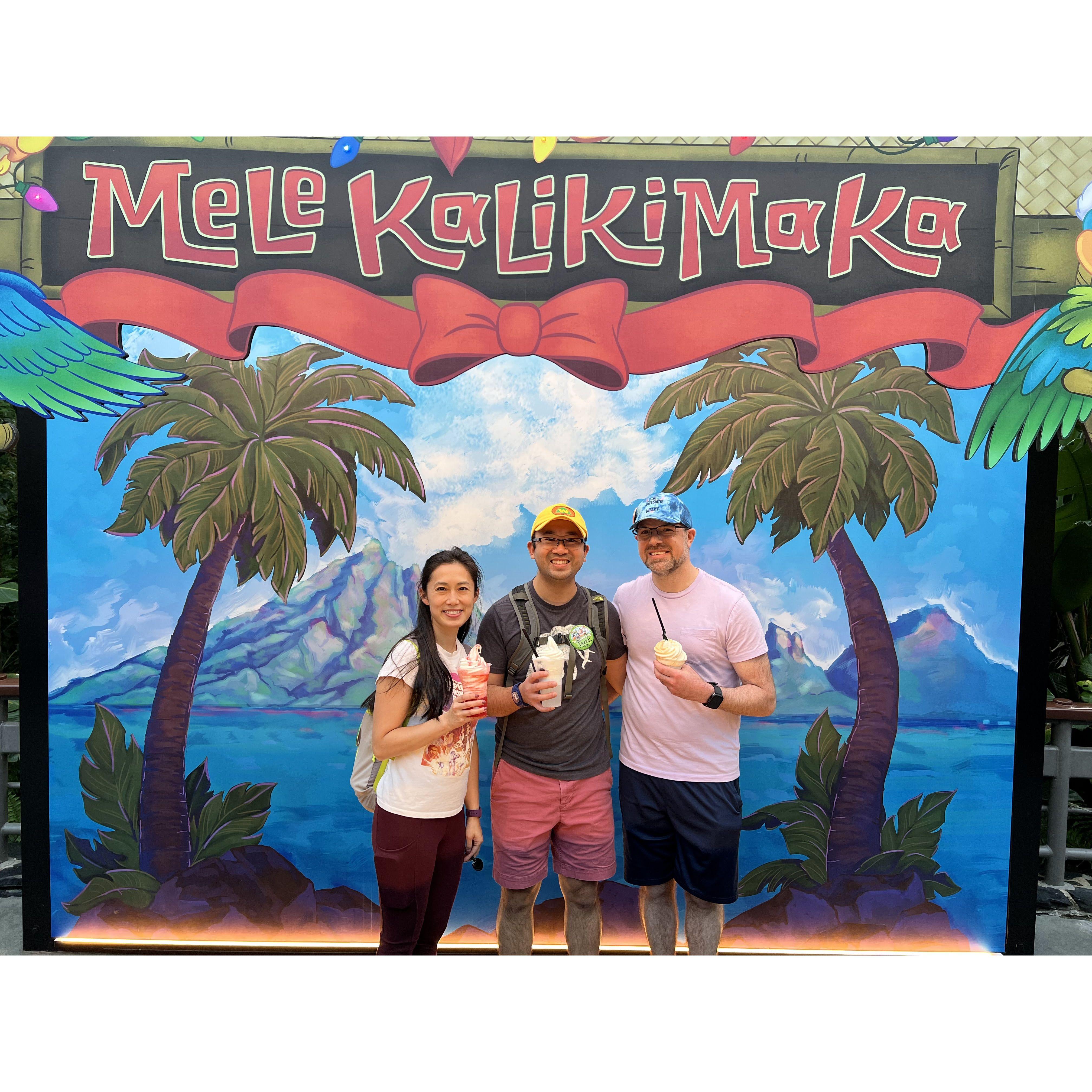 A very Disney Hawaiian Christmas