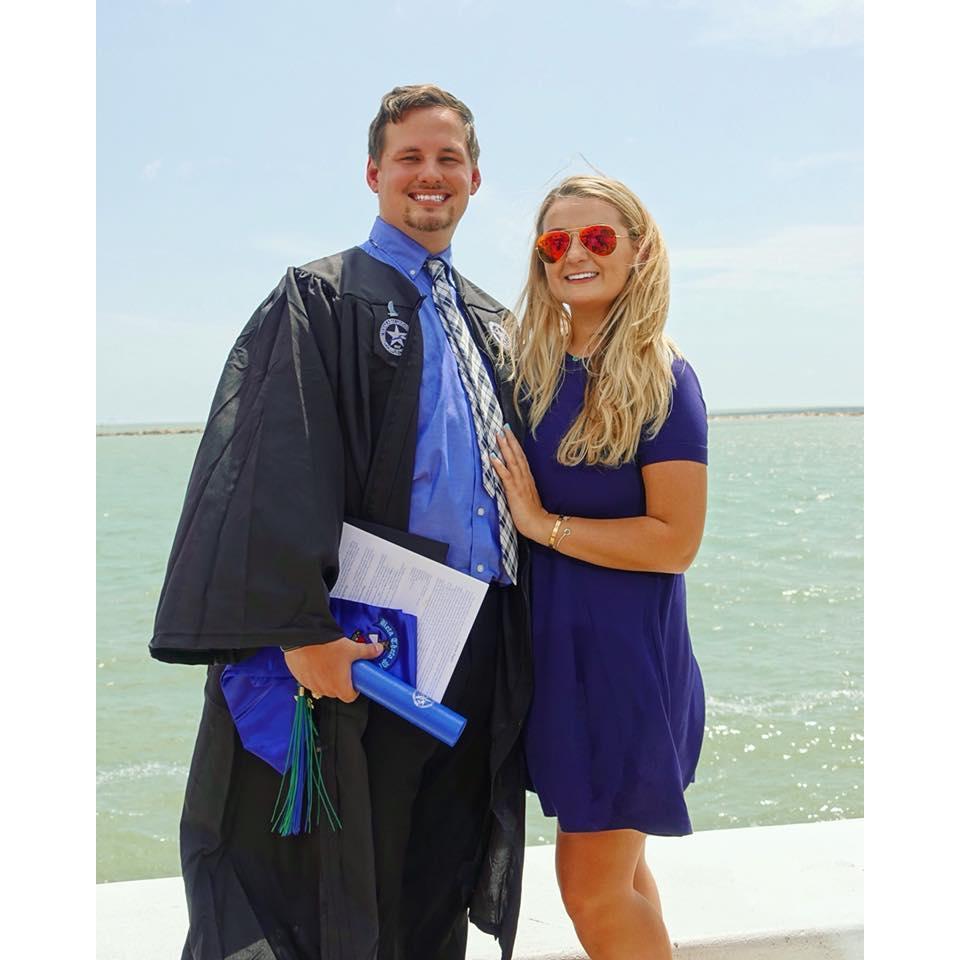 Justin's graduation :) we went to the beach after and bowling this day. Pretty much sums up our college experience
