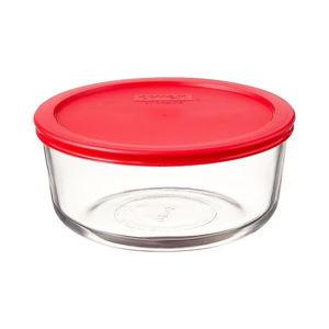 Pyrex Round Storage Plus Glass Food Container, 7 cups