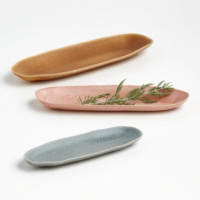 Grove Serving Trays, Set of 3