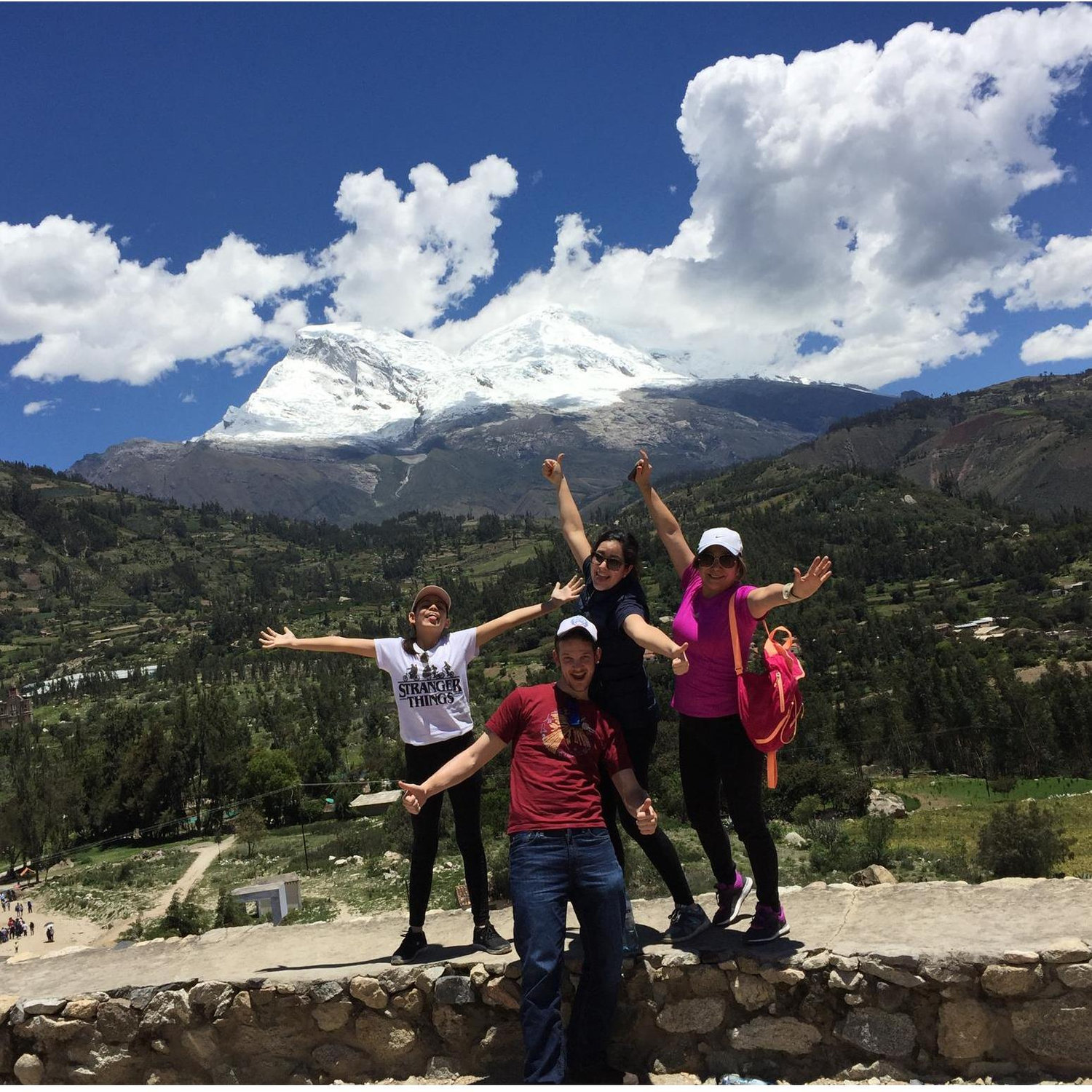 Los aventureros in Yungay, Peru!