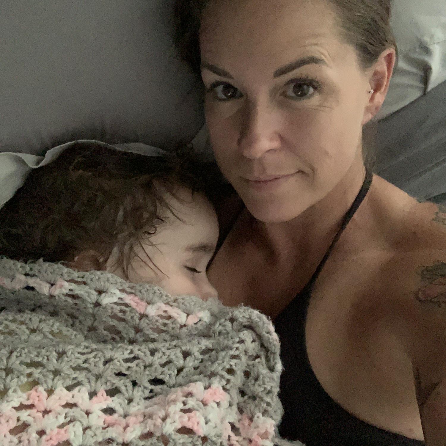 When she used to take naps!