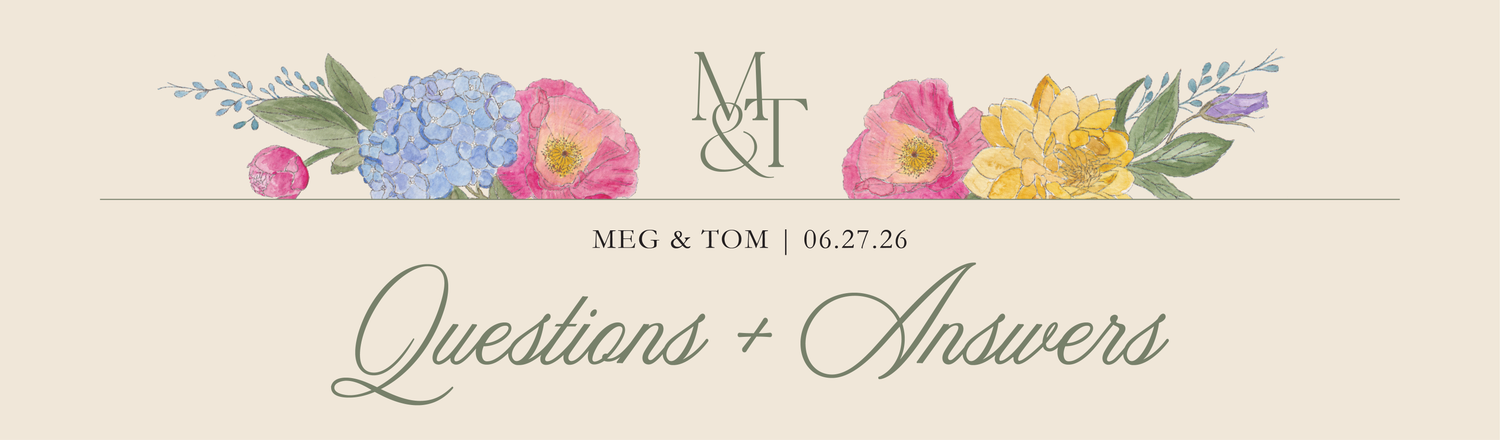 The Wedding Website of Meg Bartley and Tom Gallagher