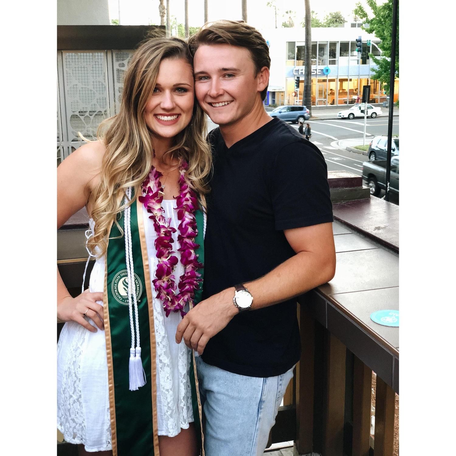 Kelly's college graduation day May 2018