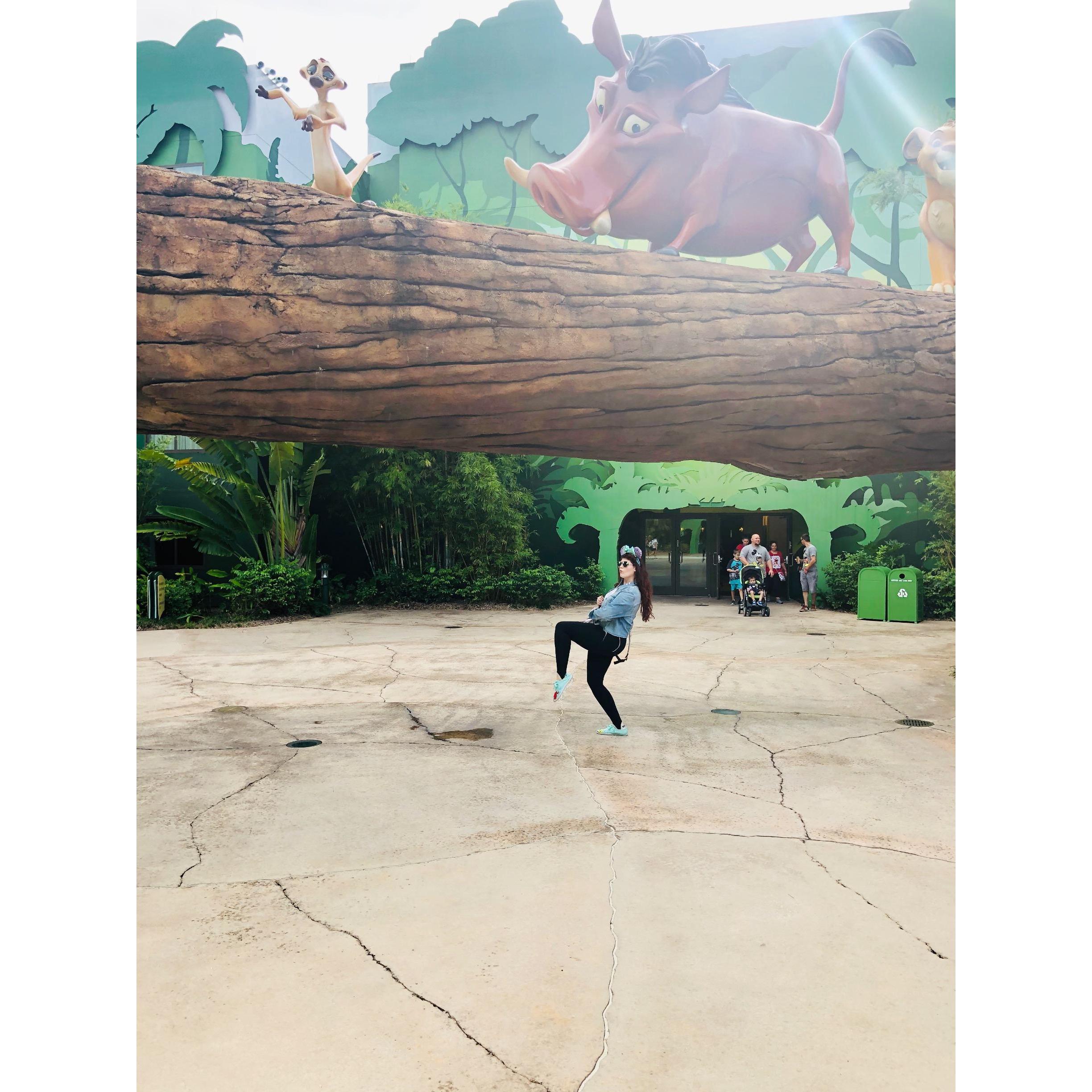 "Hakuna Matata it means no worries."
(Resort - Art of Animation )