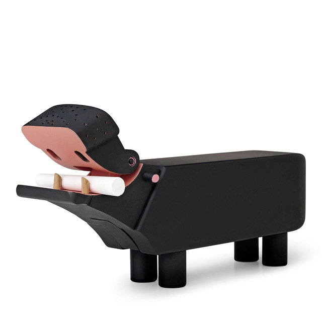 Kay Bojesen Blackboard Paint Wood Hippo Figure