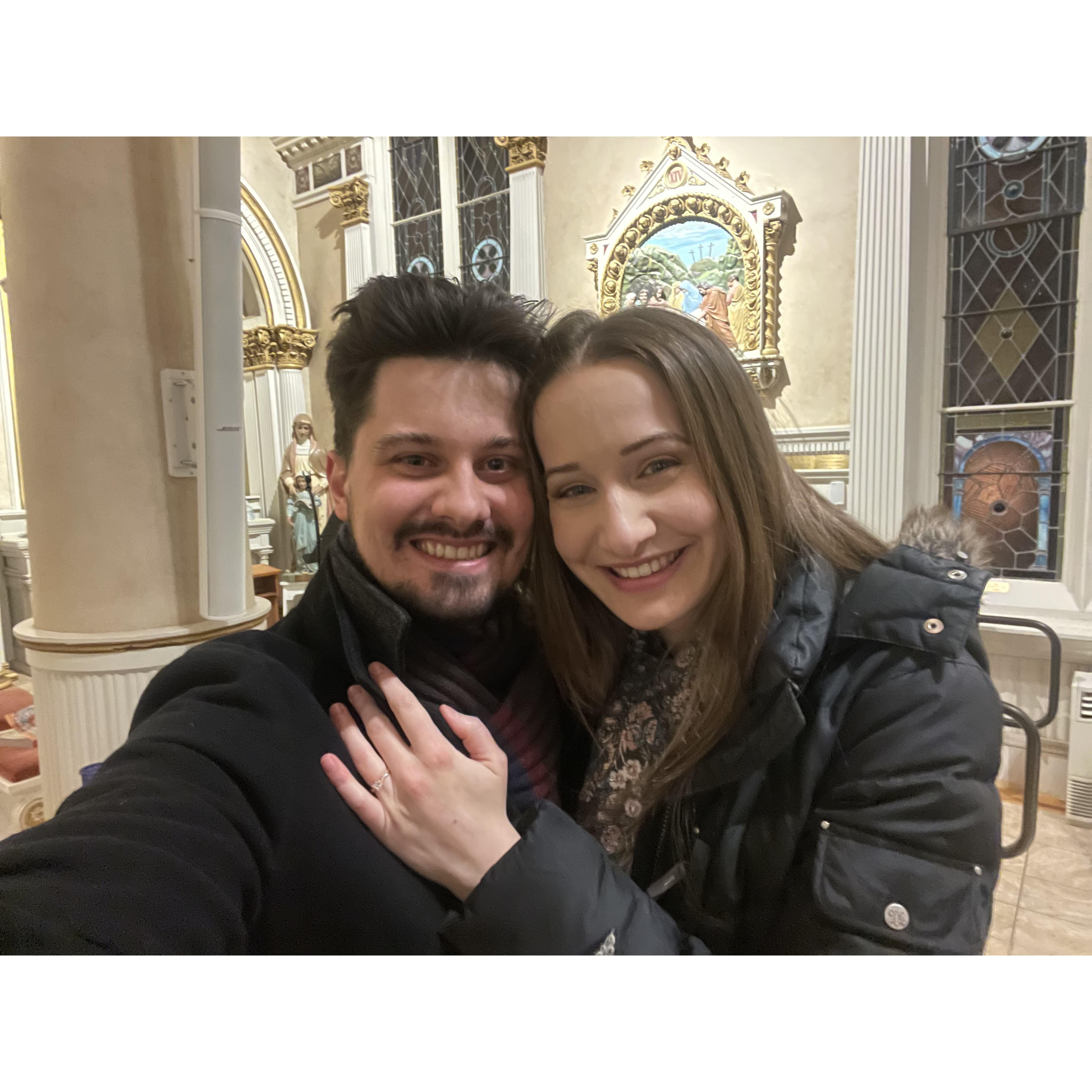 Finally engaged!