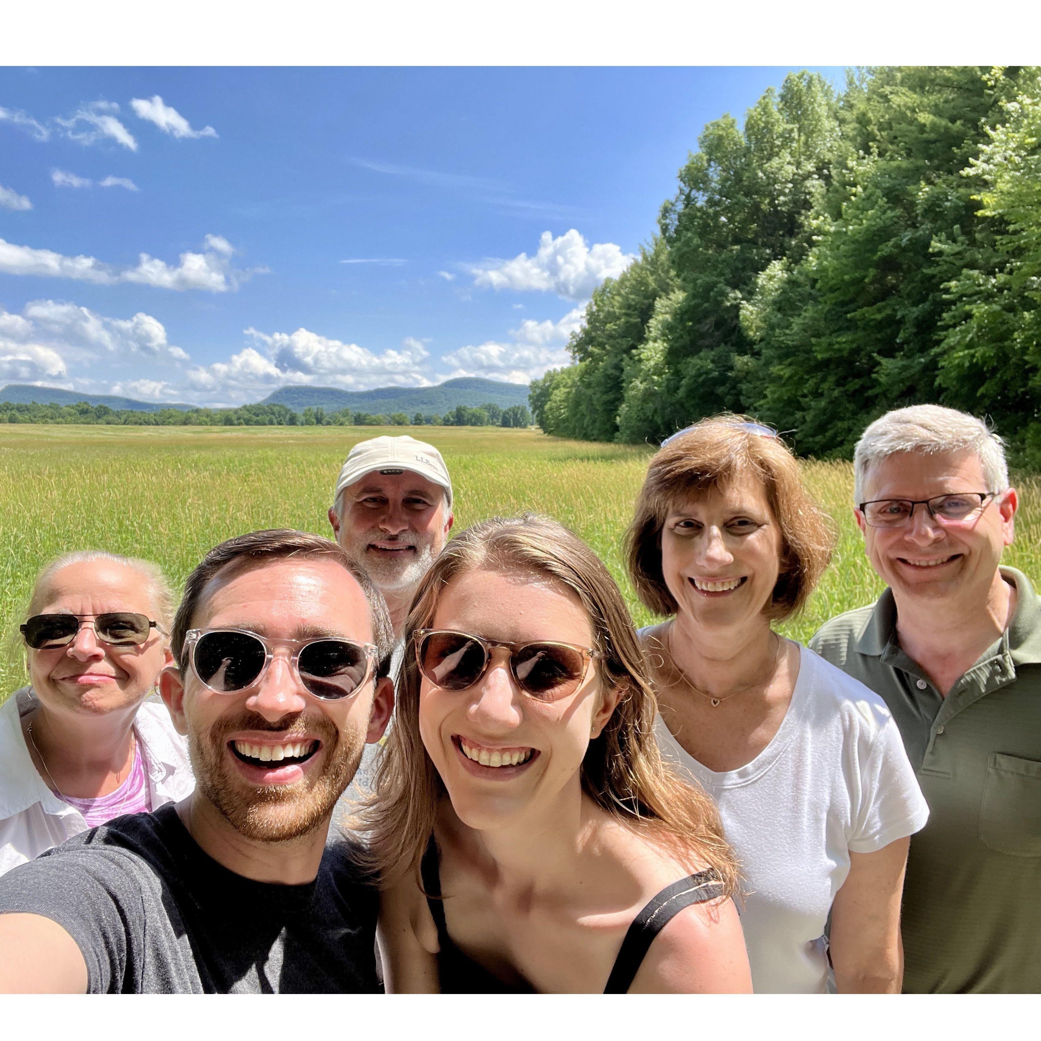 Matt & Elizabeth with their parents visiting Western MA!