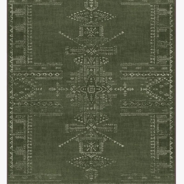 Martyn Lawrence Bullard Amira Green Rug | Ruggable