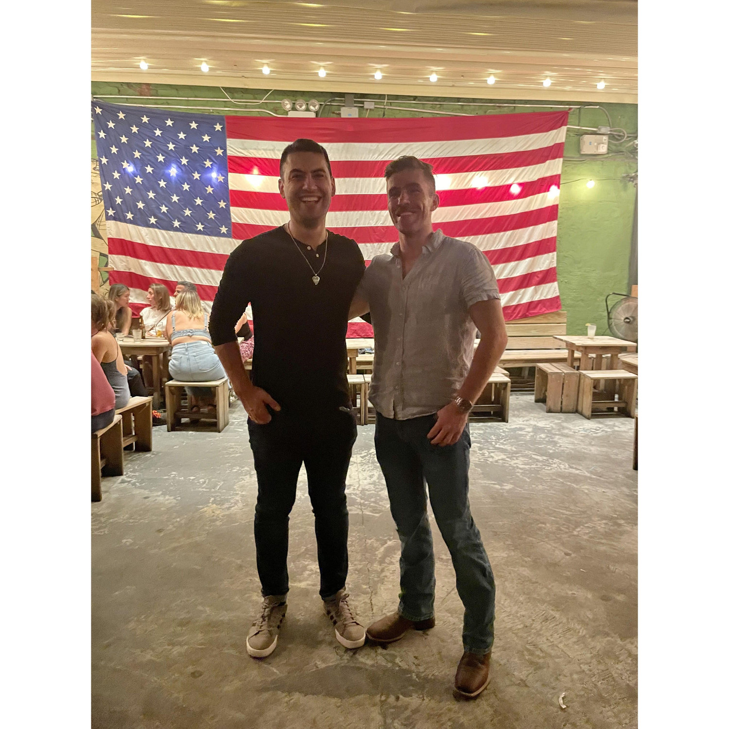 PJ went to visit Brian in New York in 2023.