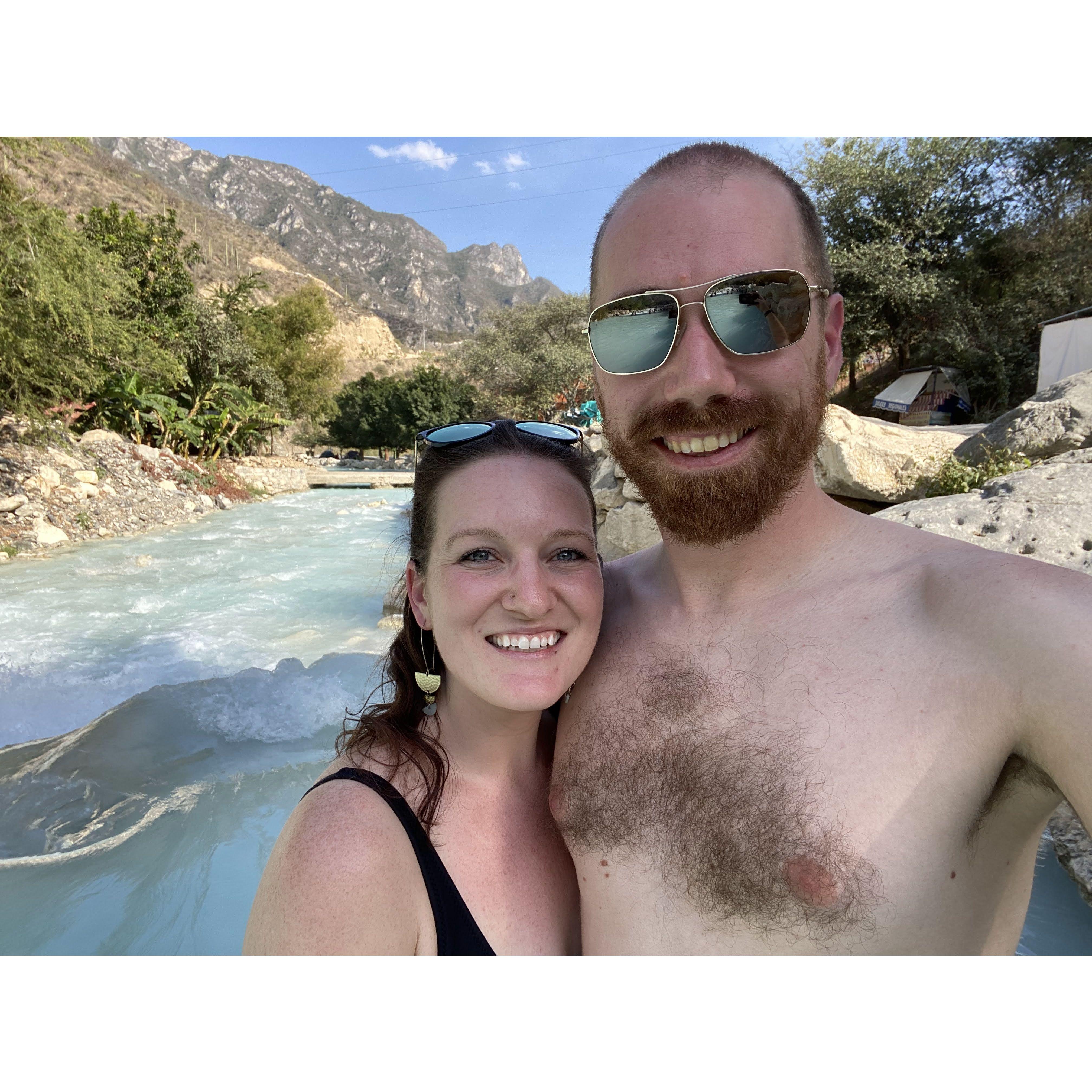 One of our favorite travel days - beautiful hot springs outside of Mexico City