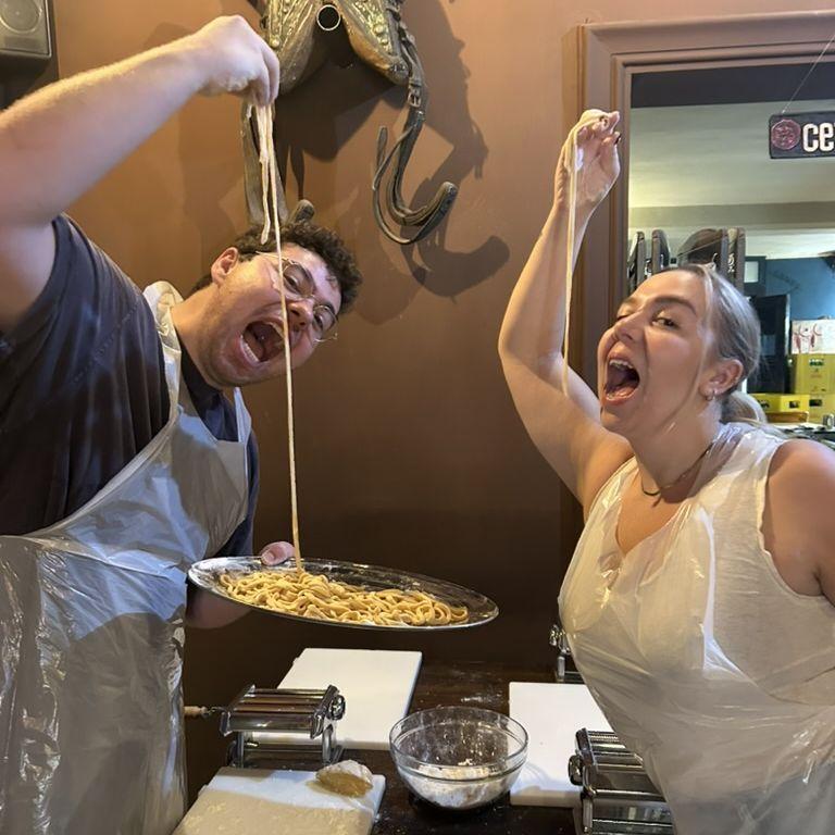 Our other favourite thing to do together; cook and EAT.