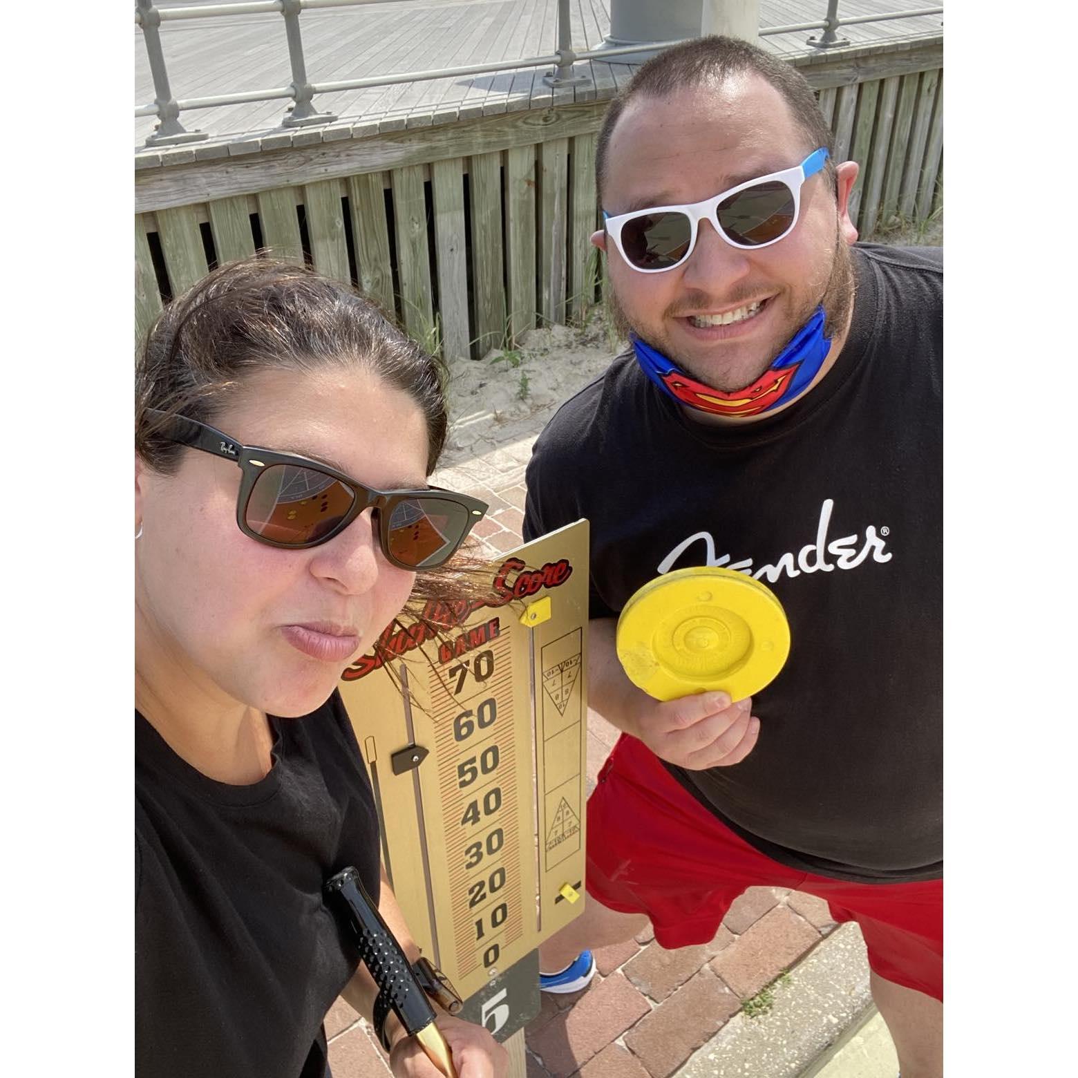 Having some fun at Jones Beach!