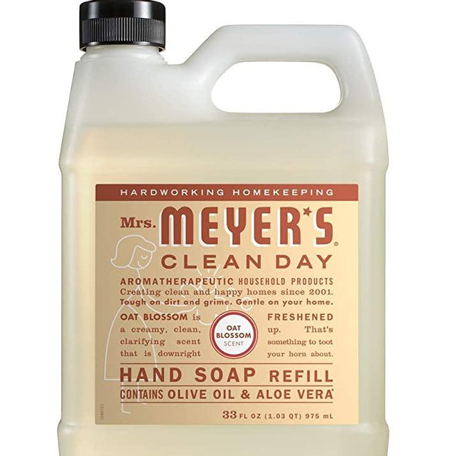 Mrs. Meyer's Clean Day Liquid Hand Soap Refill, Oat Blossom, 33 Ounce (Pack of 1)