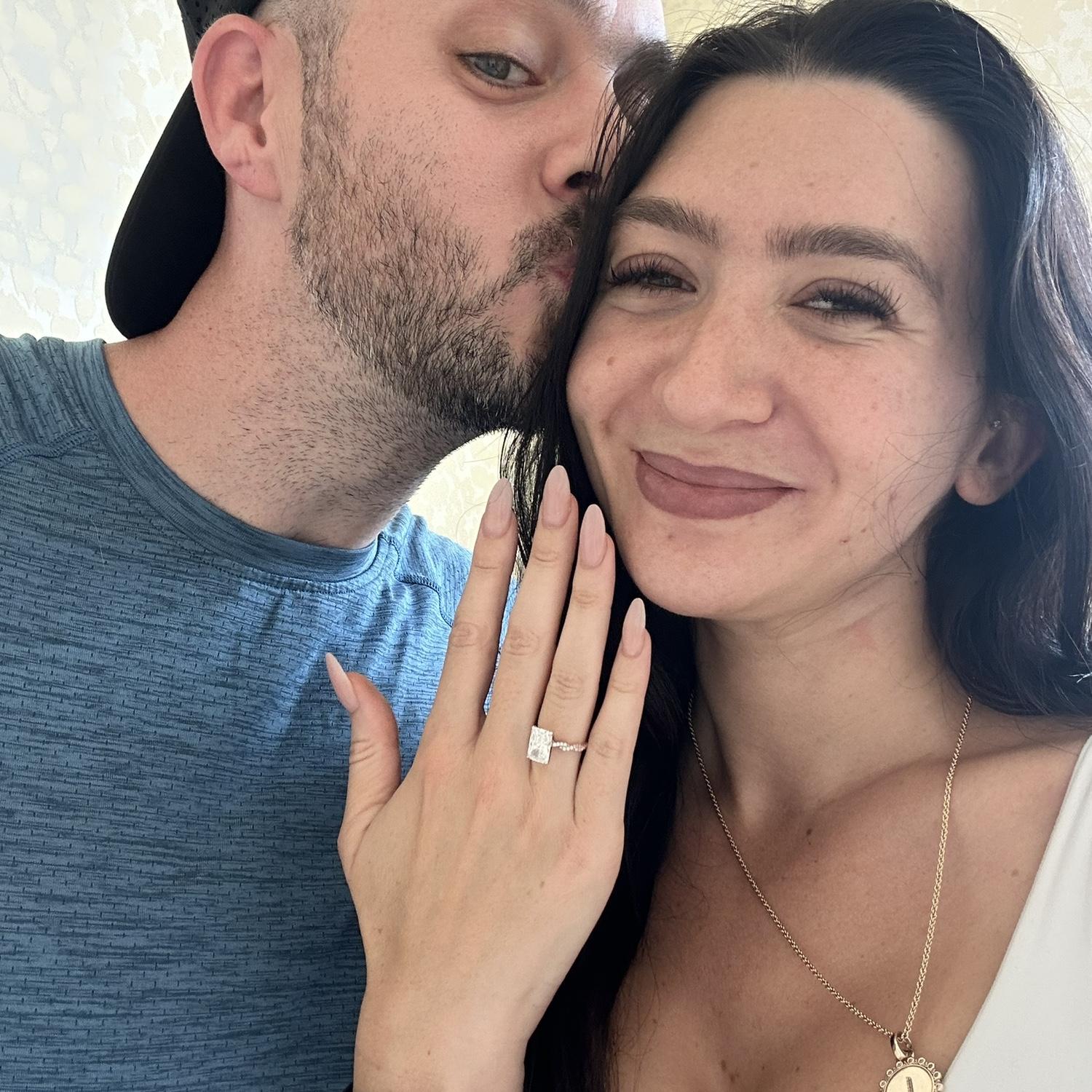 The day Andrew asked Laila to marry him. She said yes!