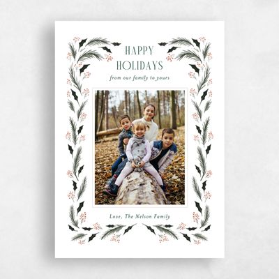 Multi-Colored Holiday Card - Firwood