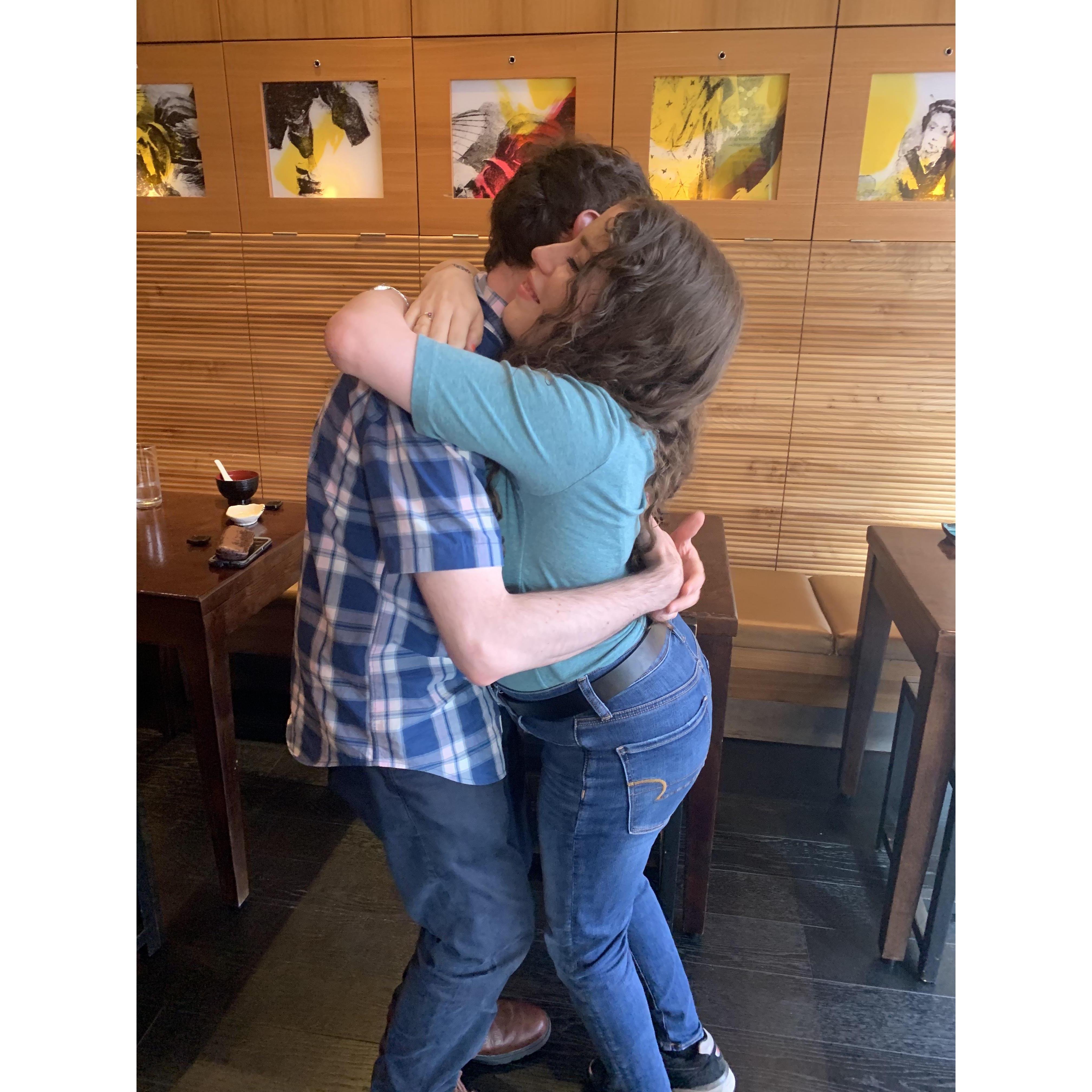 The proposal in London!
July 22, 2019